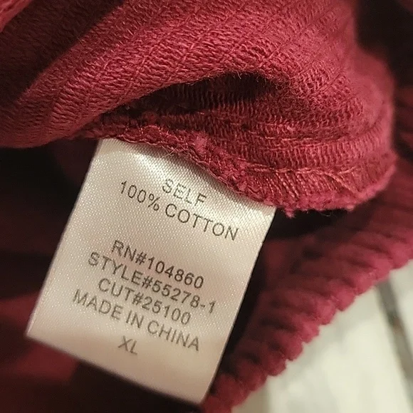 Button-Front Corduroy Mini Skirt in Wine - Picture 4 of 7